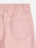 Relaxed Denim Shorts - Pink - Image 3