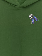 Heavyweight Hooded Sweatshirt - Green - Image 3