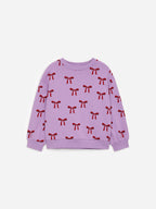 Printed Sweatshirt - Purple