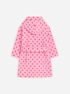 Cotton Terry Bathrobe - Pink - Image 2